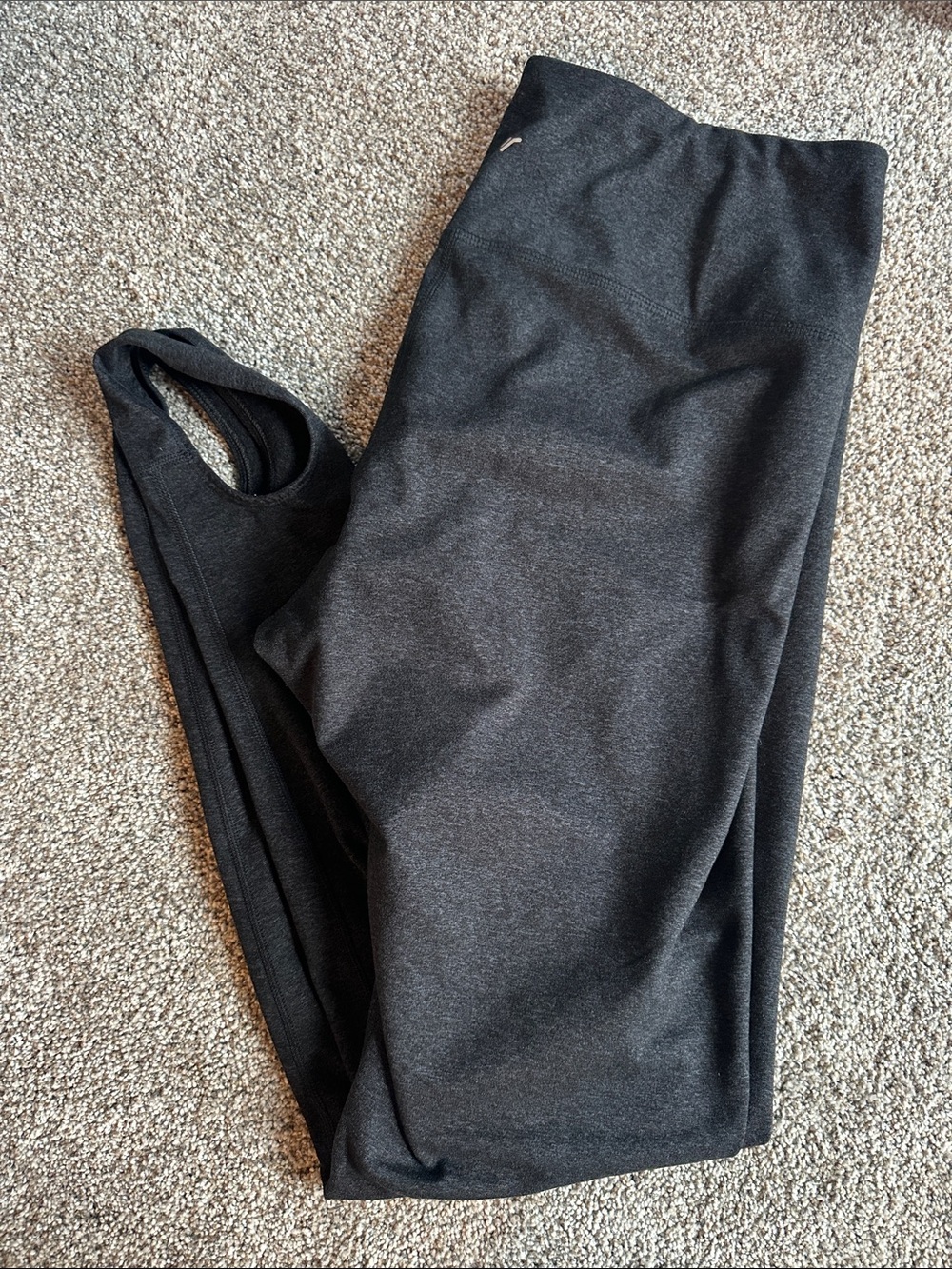 Old Navy Dark Gray High-Rise Leggings with Stirrups